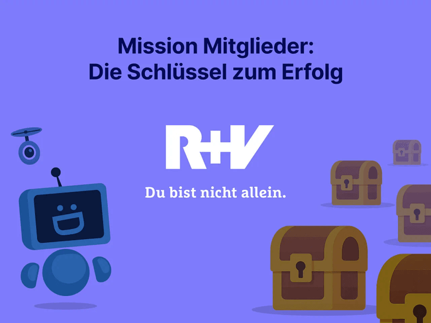 R+V Versicherung: Komplexes Tarifwissen und Vertriebsskills werden zur interaktiven Mission.